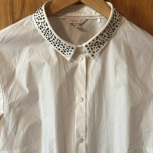 White Shirt Button Down. Size 14. Like new - Picture 8 of 9